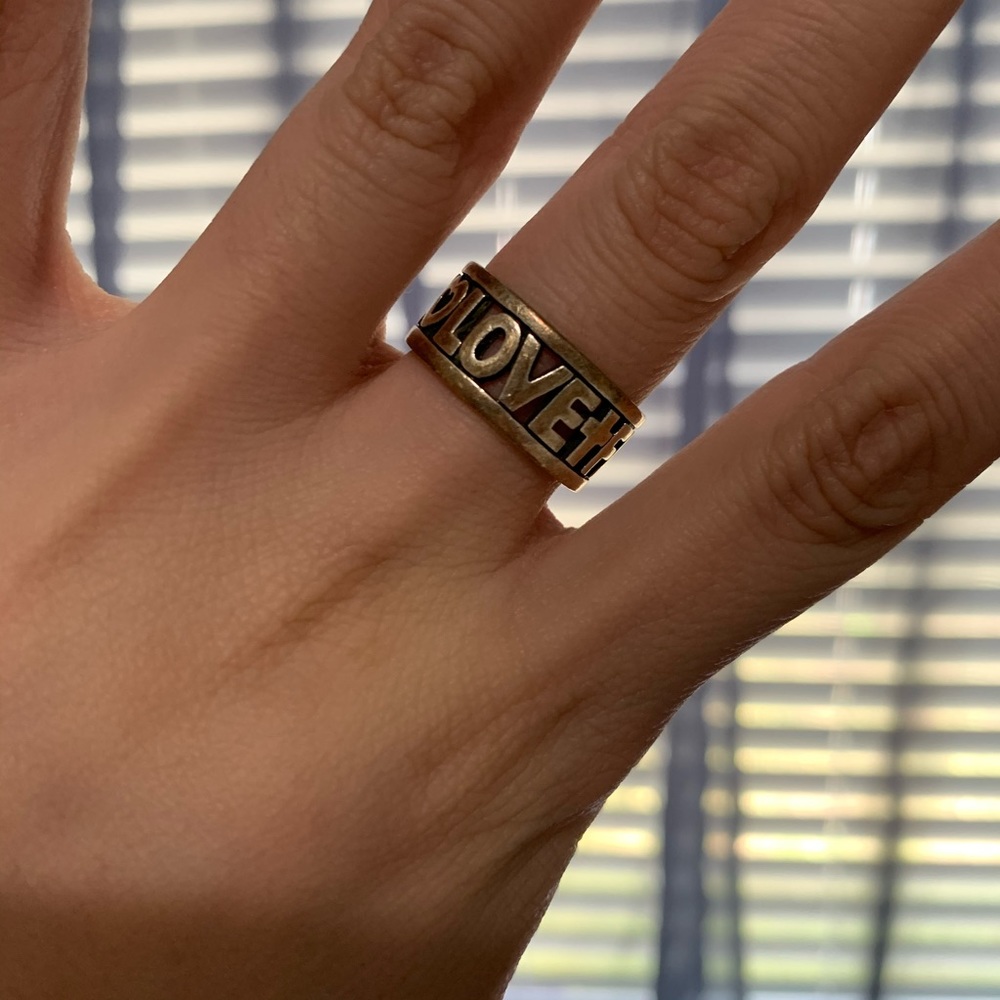 James Avery Faith Hope Love Ring